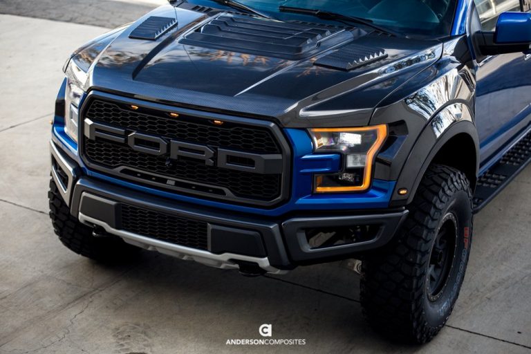 ANDERSON COMPOSITES 2017 2019 FORD RAPTOR CARBON FIBER TYPE OE FRONT